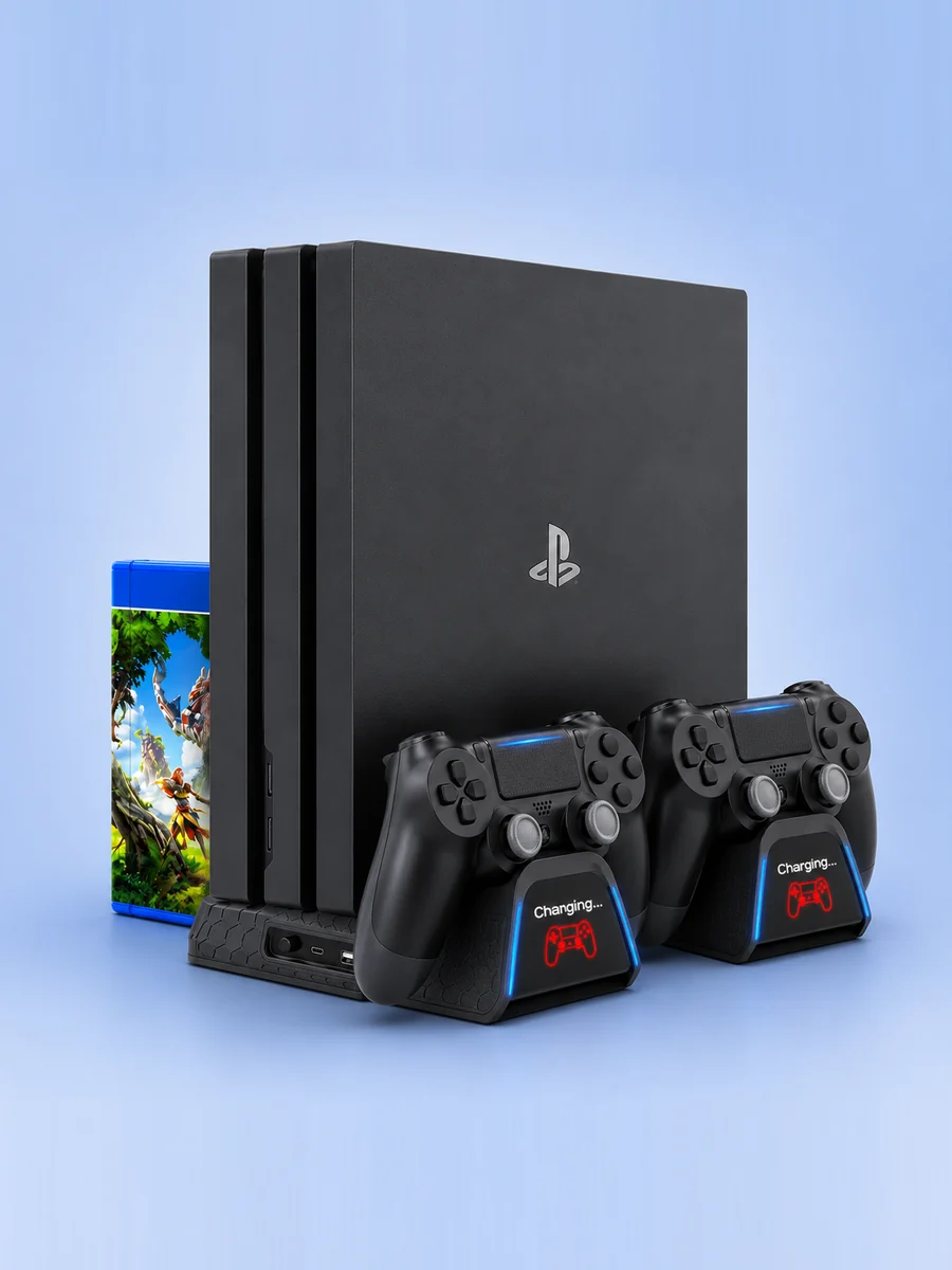 Док станция PS4 с охлаждением